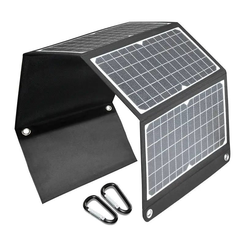 30W Compact Solar Power Charger for Outdoor Activities